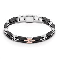 Bracciale Baraka Uomo in Acciaio Diamante BR221381ROCN210001 - BR221381ROCN210001